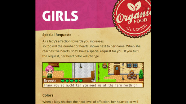 Скриншот из Our Love Will Grow - Farmer's Handbook