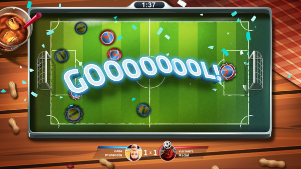 Скриншот из Super Button Soccer