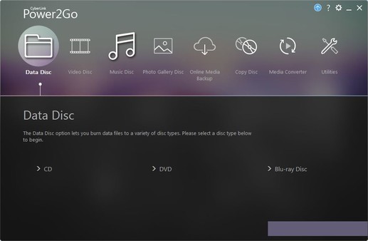 CyberLink Power2Go 10 Platinumfor windows and Linux 1