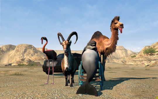 Скриншот из Goat Simulator: PAYDAY