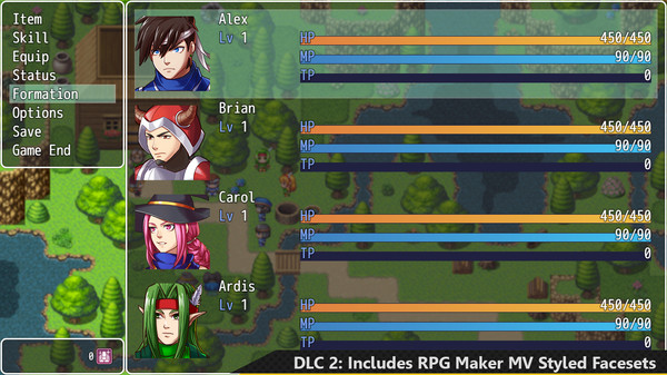 Скриншот из RPG Maker MV - Add-on Pack