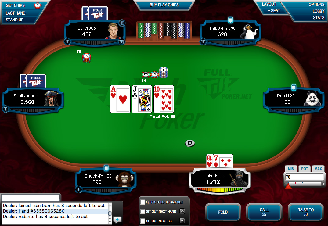 Full Tilt Poker Texas Hold em versão móvel andróide iOS-TapTap