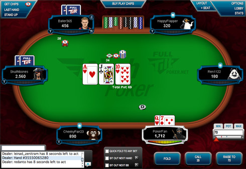 Full Tilt Poker minimum requirements