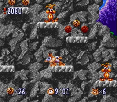 Скриншот из Bubsy Two-Fur