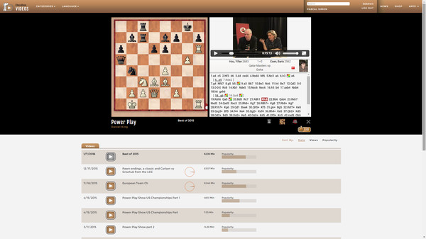 Скриншот из FritzChess 15
