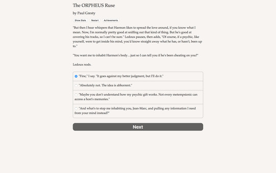 The ORPHEUS Ruse game for windows Pc 1