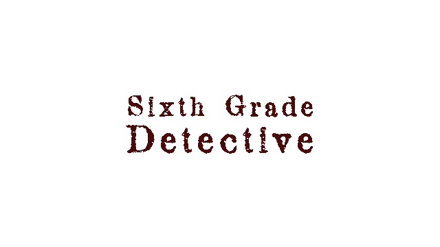 Sixth Grade Detective Logo