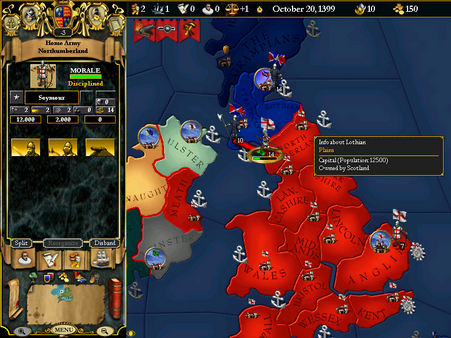 For The Glory: A Europa Universalis Game game for Linux 1