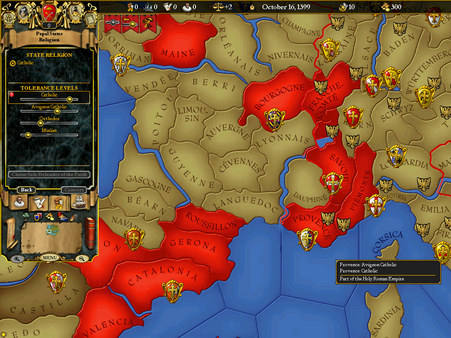 For The Glory: A Europa Universalis Game for linux