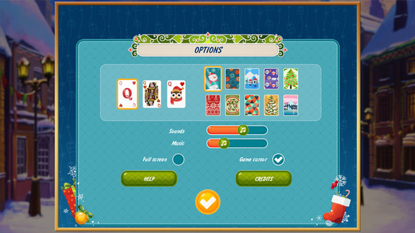 Solitaire Christmas. Match 2 Cards Steam