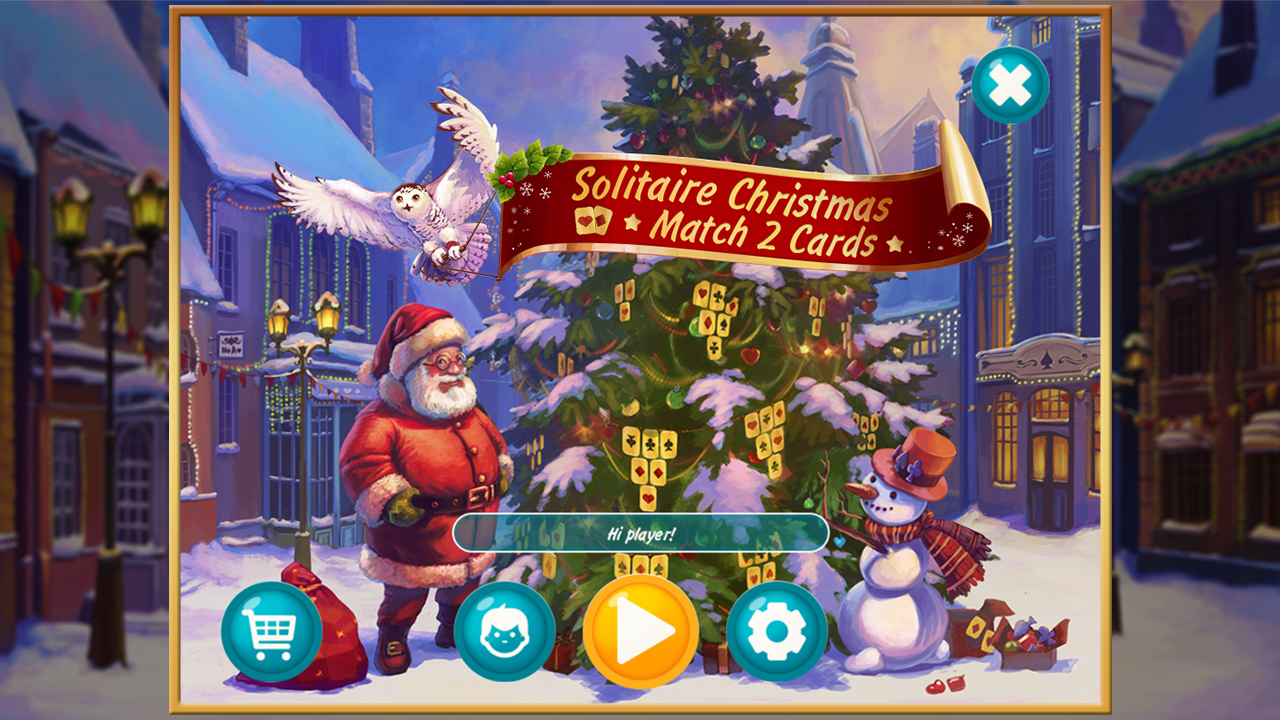 Solitaire Christmas. Match 2 Cards screenshot