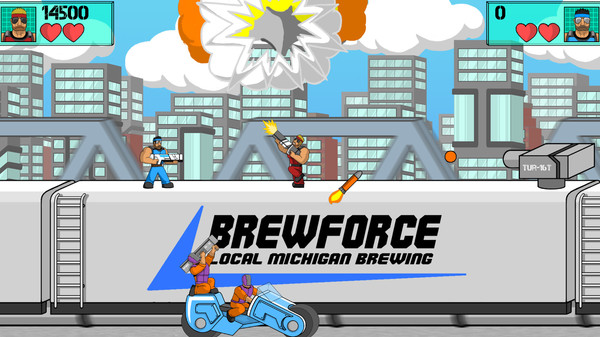 Скриншот из Machine Gun Train Run