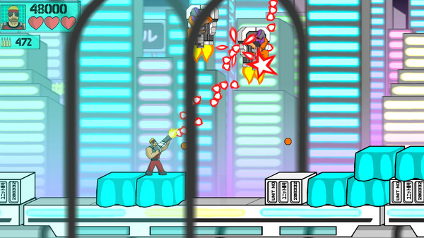 Скриншот из Machine Gun Train Run