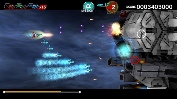 Скриншот из DARIUSBURST Chronicle Saviours - Galaxy Force II