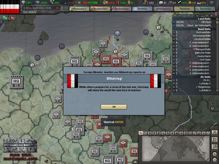 Скриншот из Hearts of Iron III: For the Motherland