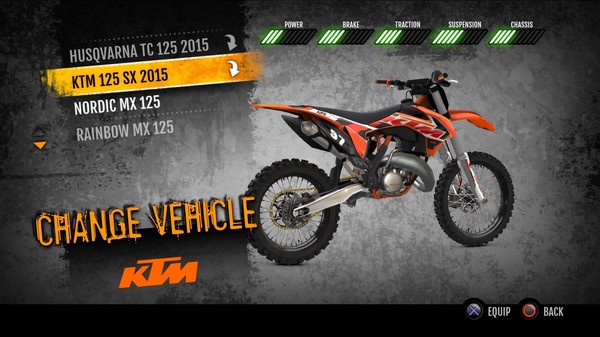 Скриншот из MX vs. ATV Supercross Encore - 2015 KTM 125 SX MX