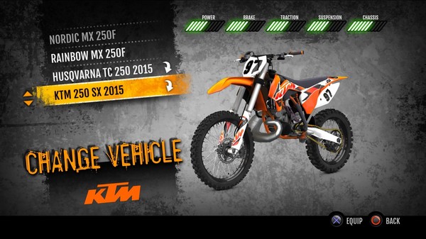Скриншот из MX vs. ATV Supercross Encore - 2015 KTM 250 SX MX