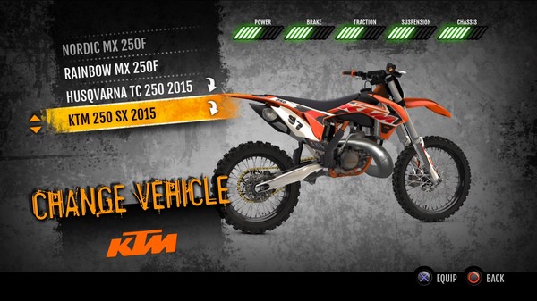 Скриншот из MX vs. ATV Supercross Encore - 2015 KTM 250 SX MX
