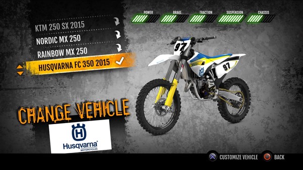 Скриншот из MX vs. ATV Supercross Encore - 2015 Husqvarna FC 350 MX