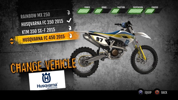Скриншот из MX vs. ATV Supercross Encore - 2015 Husqvarna FC 450 MX
