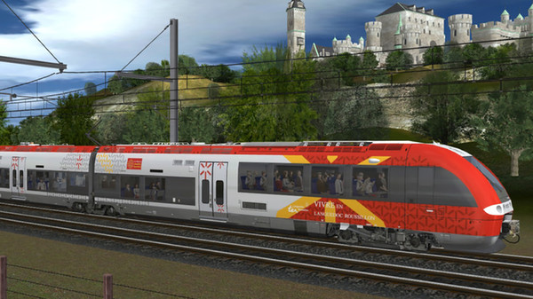 Скриншот из TANE DLC: SNCF - AGC Languedoc