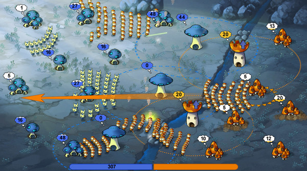 Mushroom Wars game for Linux 1