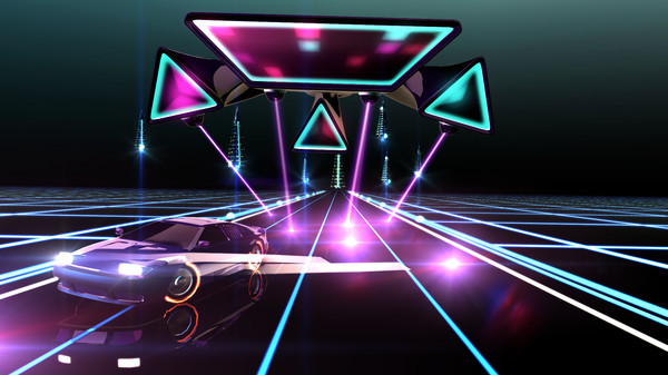 Скриншот из Neon Drive