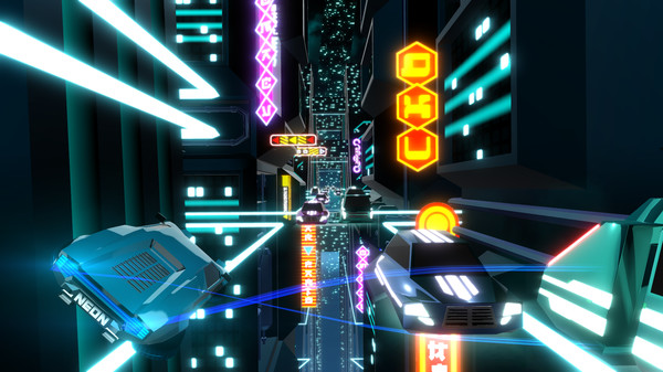 Скриншот из Neon Drive