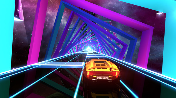 Скриншот из Neon Drive
