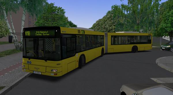 Скриншот из OMSI 2 Add-On MAN Stadtbusfamilie