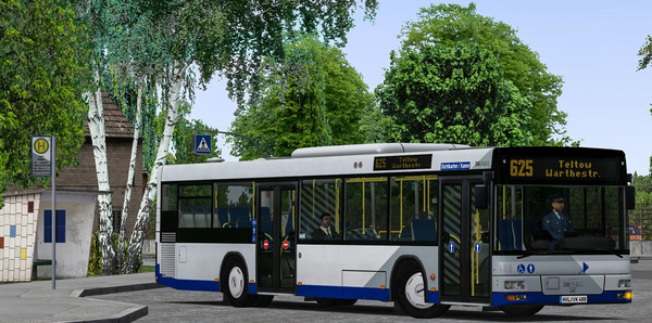 Скриншот из OMSI 2 Add-On MAN Stadtbusfamilie