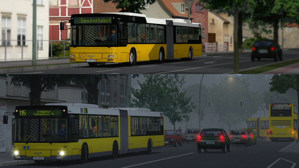 Скриншот из OMSI 2 Add-On MAN Stadtbusfamilie