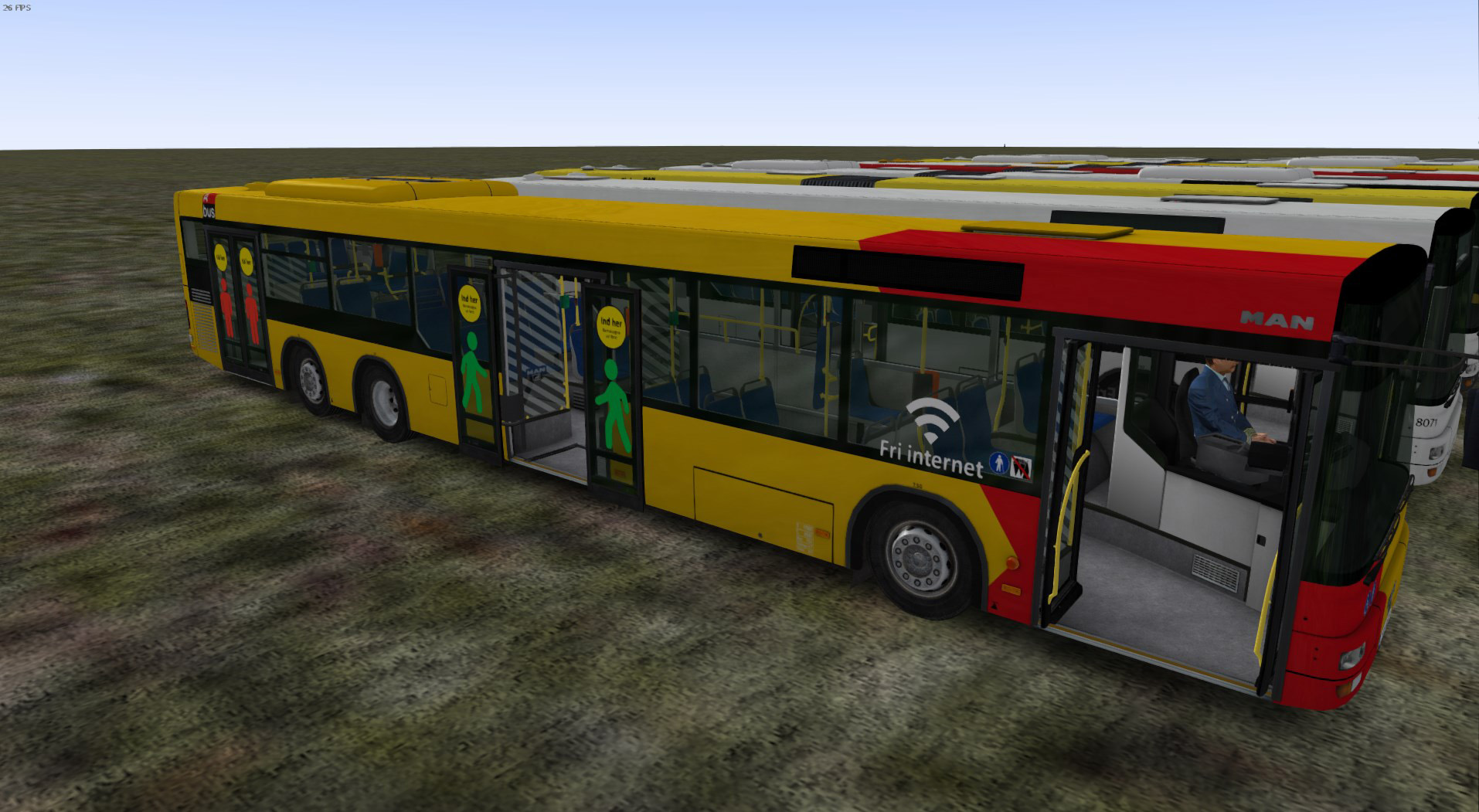 OMSI 2 Add-On MAN Citybus Series screenshot