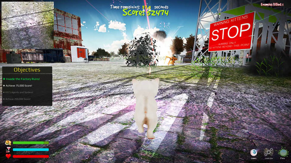 Скриншот из Kitten Rampage