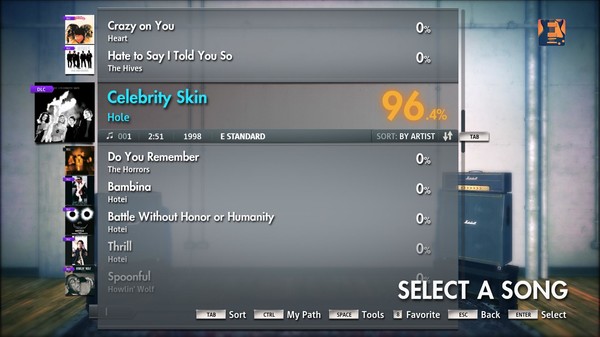 Скриншот из Rocksmith 2014 - Hole - Celebrity Skin