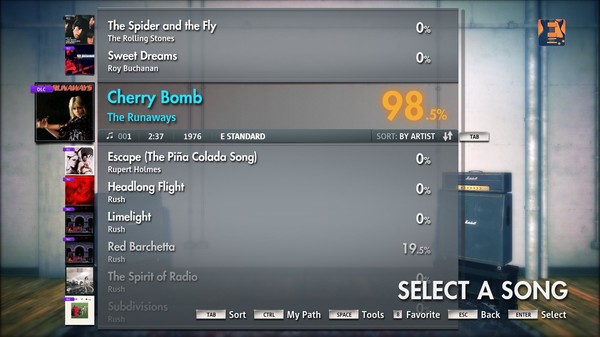 Скриншот из Rocksmith 2014 - The Runaways - Cherry Bomb