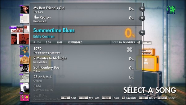 Скриншот из Rocksmith 2014 - Eddie Cochran - Summertime Blues