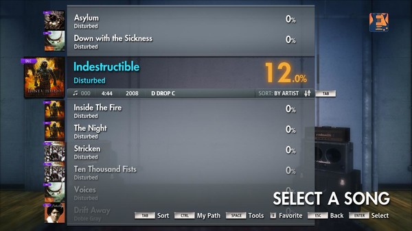 Скриншот из Rocksmith 2014 - Disturbed - Indestructible