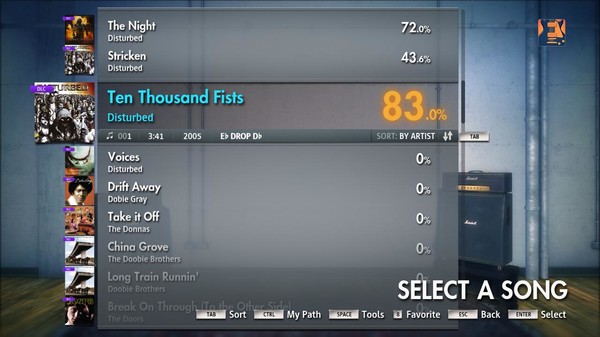 Скриншот из Rocksmith 2014 - Disturbed - Ten Thousand Fists