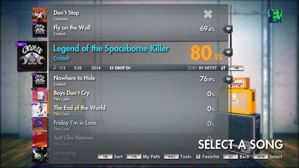 Скриншот из Rocksmith 2014 - Crobot - Legend of the Spaceborne Killer