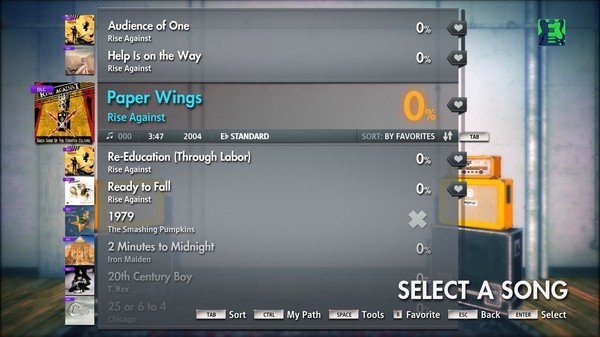 Скриншот из Rocksmith 2014 - Rise Against - Paper Wings