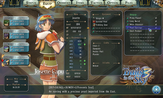 Скриншот из The Legend of Heroes: Trails in the Sky the 3rd