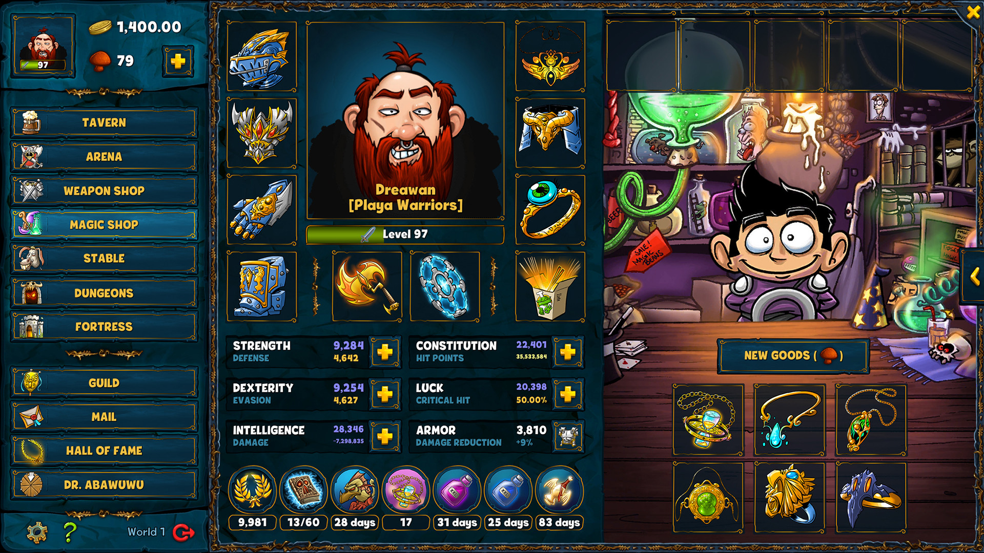 Shakes And Fidget On Steam