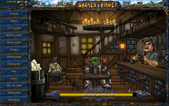 Shakes and Fidget game for Linux 1