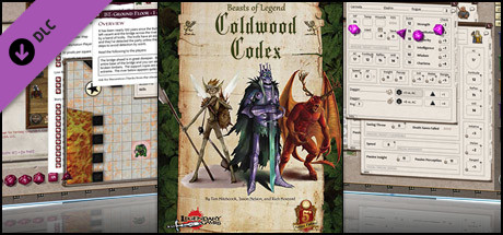 Fantasy Grounds - 5E: Beasts of Legend - Coldwood Codex cover art
