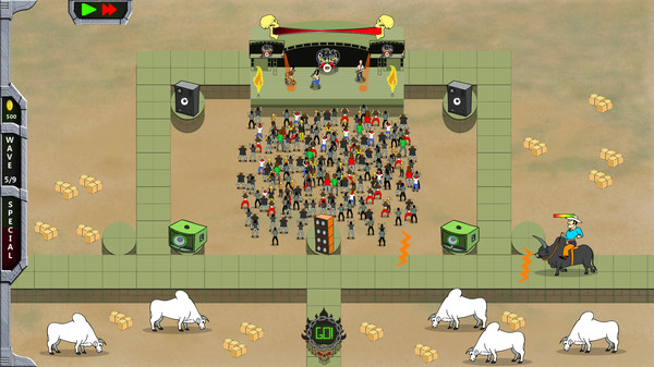 Rock 'N' Roll Defense screenshot