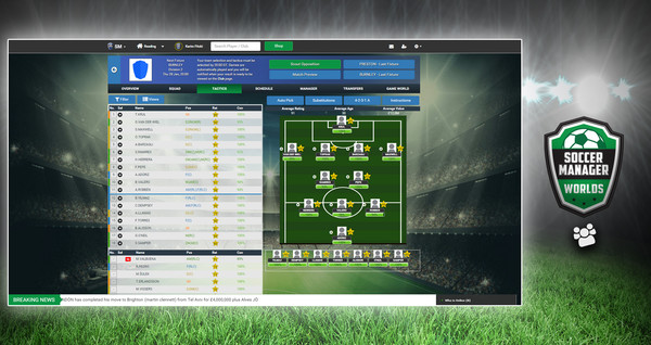 Скриншот из Soccer Manager