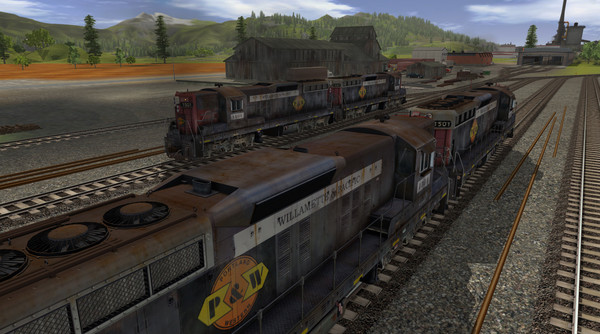 Скриншот из TANE DLC: Willamette & Pacific SD7 #1501
