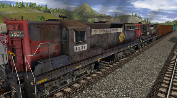 Скриншот из TANE DLC: Willamette & Pacific SD7 #1501