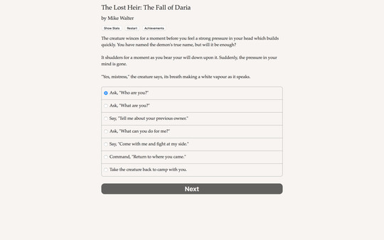 The Lost Heir: The Fall of Daria for linux